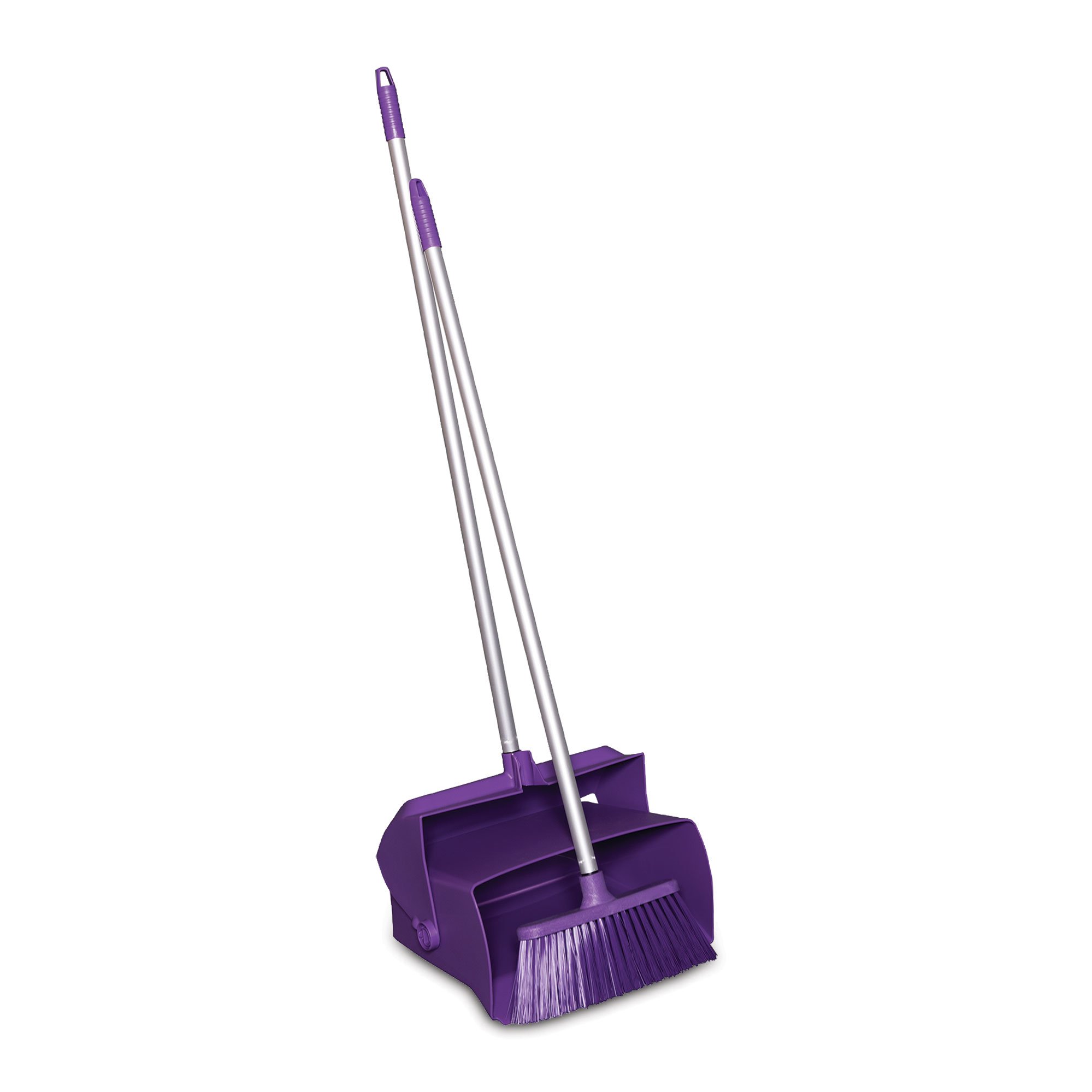 Remco - A Vikan Company 62508 Lobby Dustpan with Broom, Polypropylene/Polyester/Aluminum, 7
