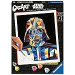 Ravensburger CreArt 23731 - Darth Vader - Star Wars Paint by Numbers Adults, DIY Painting Set with Brush and Acrylic Paints, Gift for Women and Men, Painting for Adults