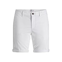 JACK & JONES Jjibowie Jjshorts Solid Sa SN, Pantaloni Corti Uomo