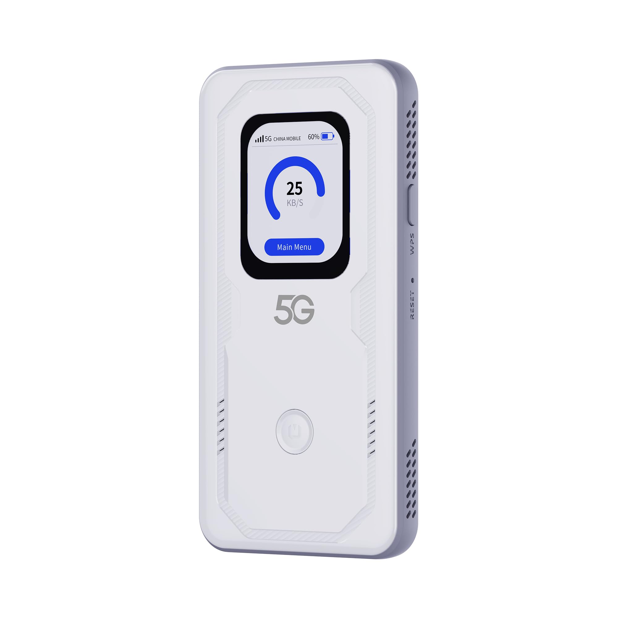 Mobile WiFi 6 Schermo Touch Portatile Hotspot 5G LTE Sim Router 2Gbps,6000mAh Batteria Ricaricabile, Modem USB wireless,Senza Configurazione,per Viaggio e sul Lavoro.non navigare, modifica APN