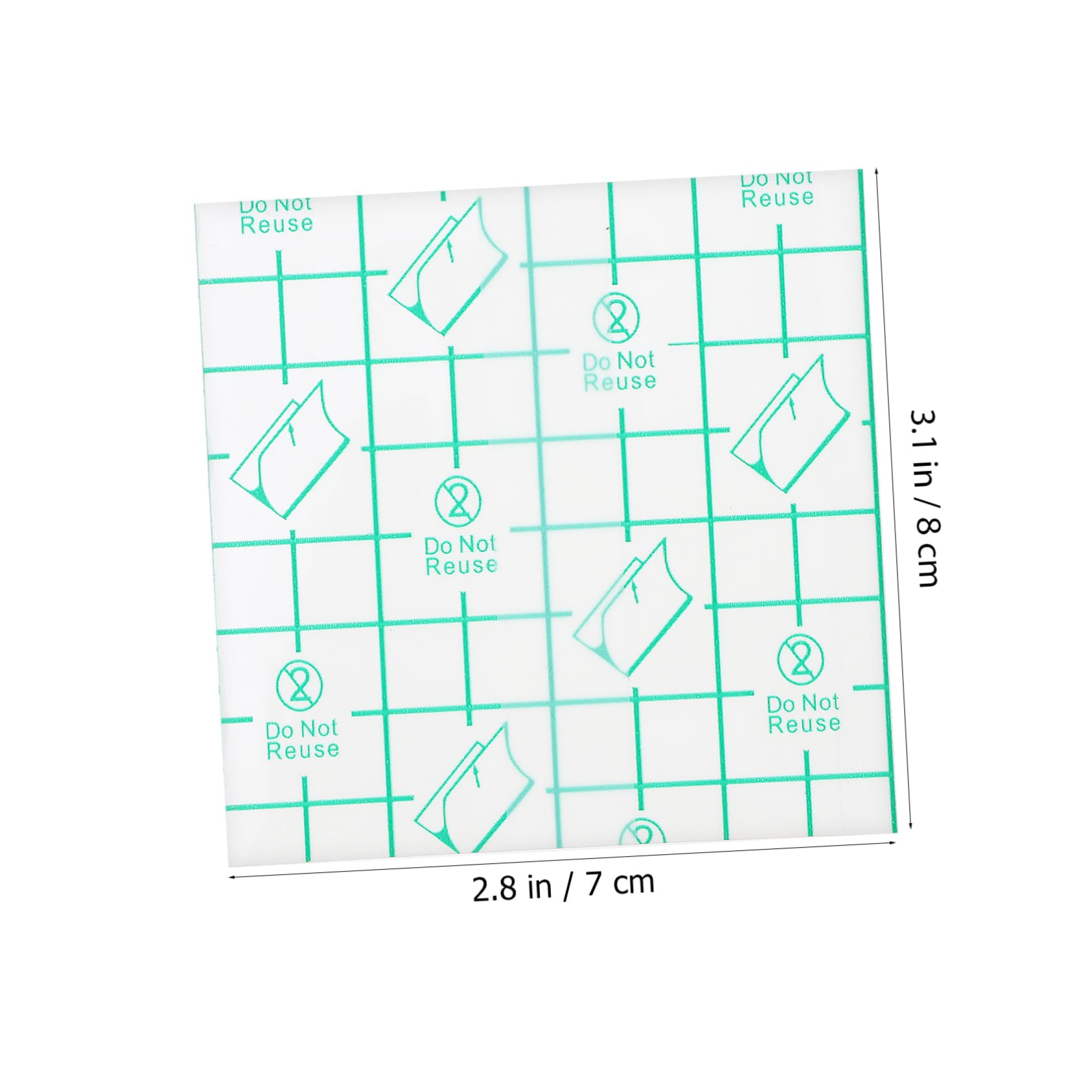 IWOWHERO Replaceable Makeup Mixing Palette Stickers 200 Pack Adhesive Hand for Cosmetics Easy to Use and Clean