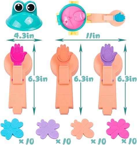 Miniatura 6 de Juego de mesa clásico de rana de alimentación, juego atlético multijugador, juego de insectos que comen ranas, ejercita la velocidad del juguete de