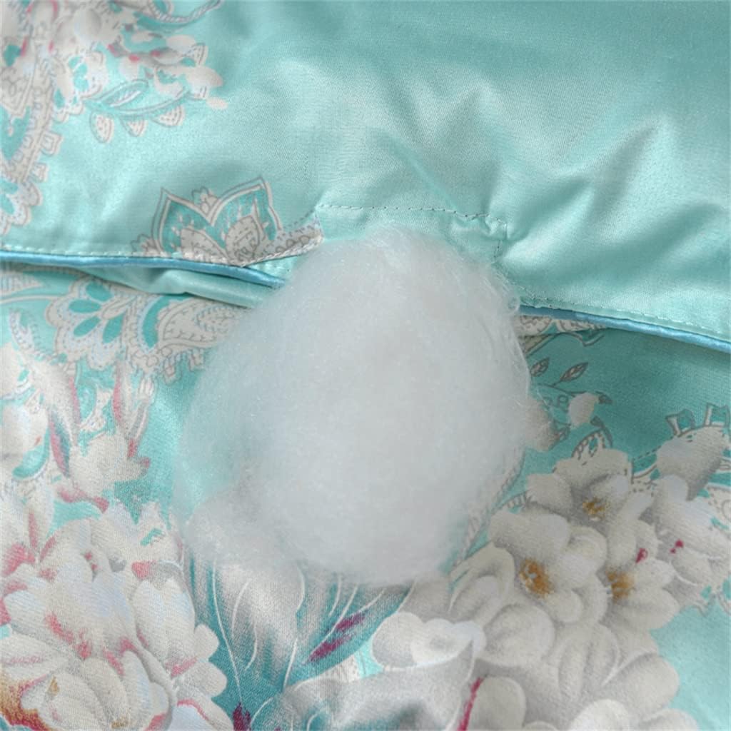 Silk Comforter Cool Quilt Spring/Autumn Quilt Winter King Duvet Bedding in Filler(180x220cm)