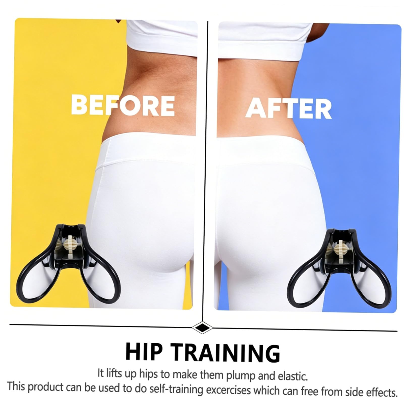 Entrenador de Glúteos Compacto de Abs, Ligero y Duradero para Fortalecer Músculos Cadera y Ejercicio en Casa