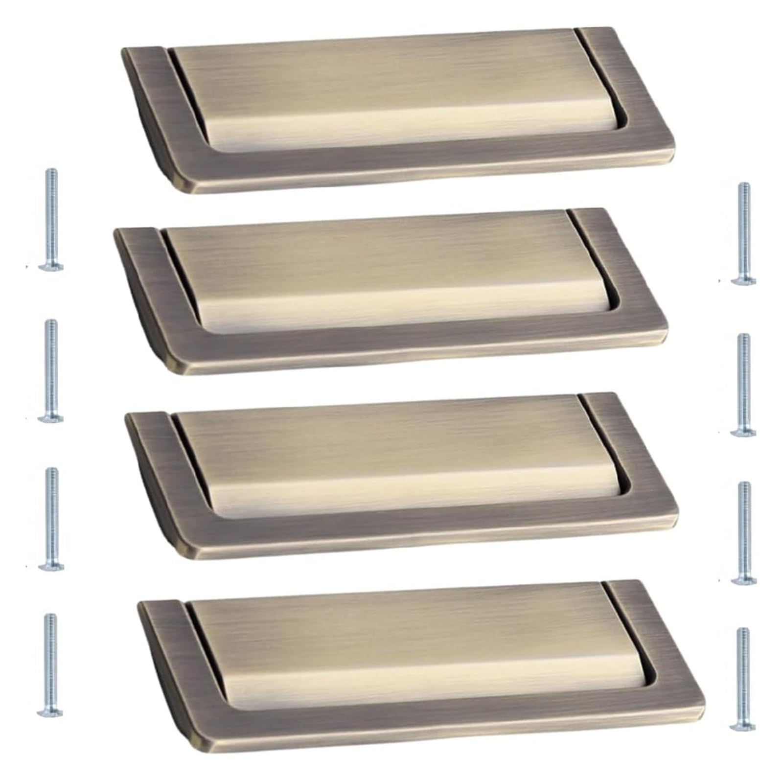 NLQCSXWEP Zinc Alloy Cabinet Bow Handle, Zinc Alloy Handles Blue 4 pcs for Cabinet Door Wardrobe(A-96mm)