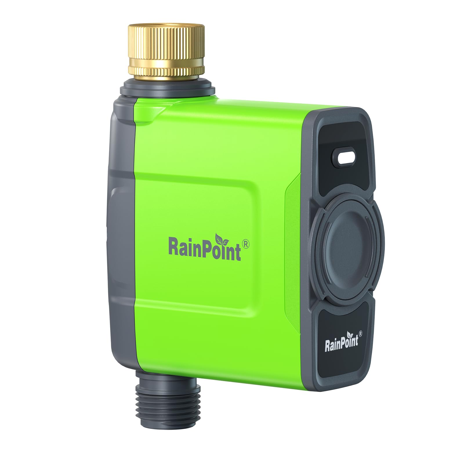 RAINPOINT Bewässerungscomputer WLAN ohne Antennen-Gateway, Muss mit HWG023/HWG040 Gateway Verwendet Werden (2.4GHz WLAN), IP65 Bewässerungssteuerung WLAN mit Messingeinlass, für Garten