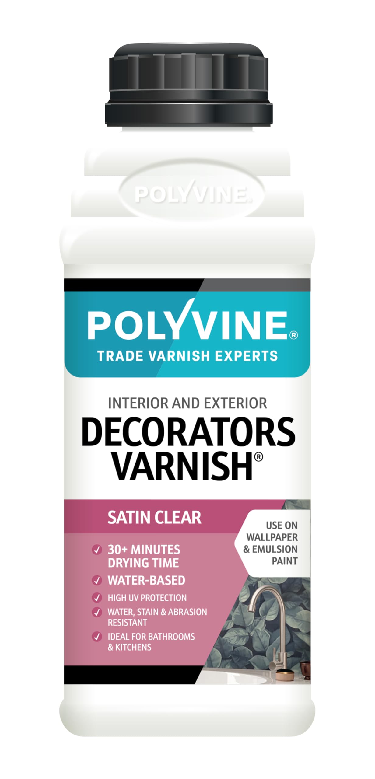 Polyvine - Decorators Varnish - Satin - 500ML
