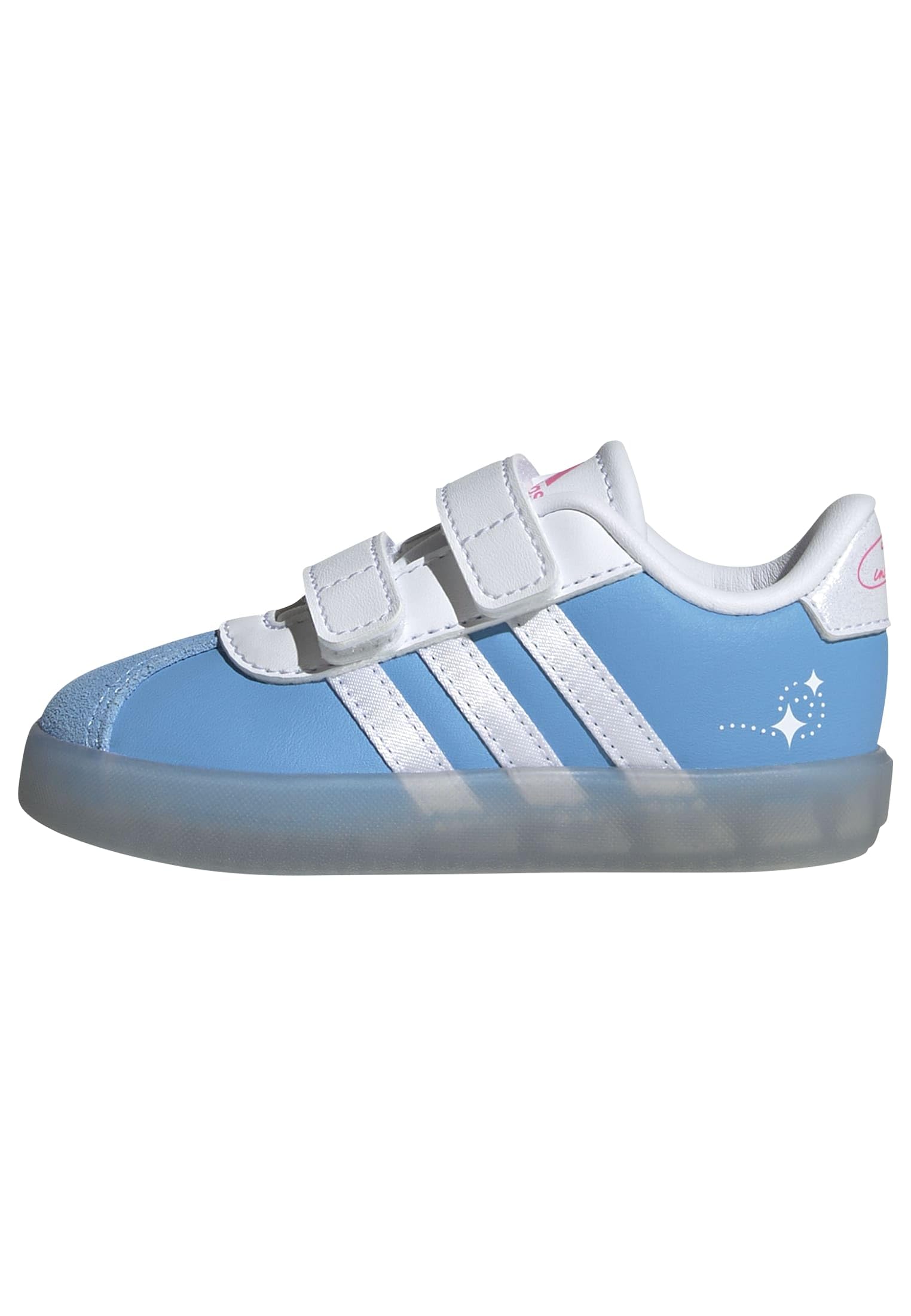 adidas Boys Vl Court 3.0 Slip On Sneakers Shoes Casual - Pink, White