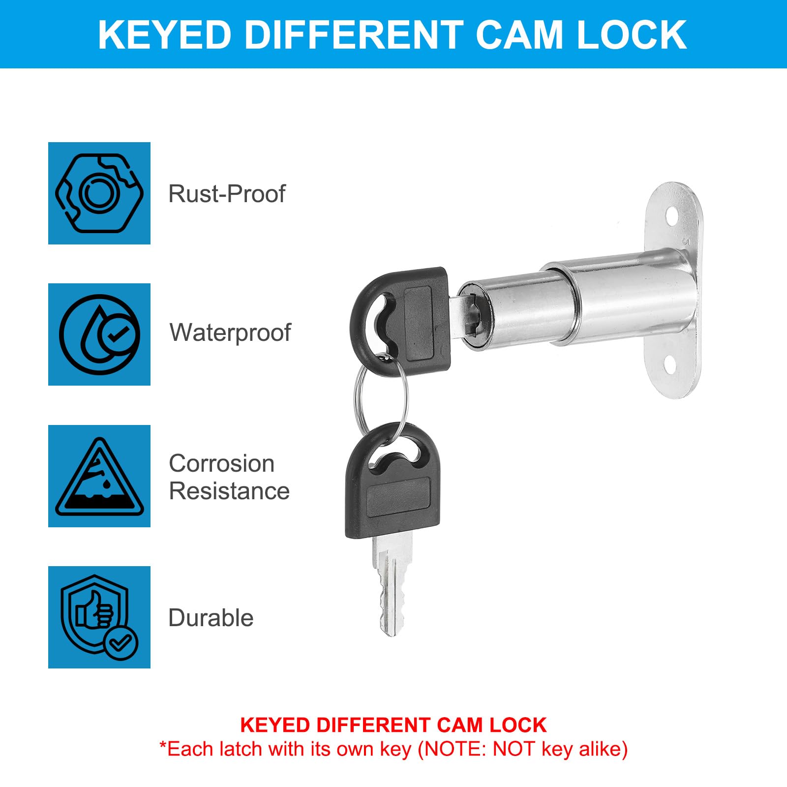 PATIKIL Push Plunger Lock - Image 4