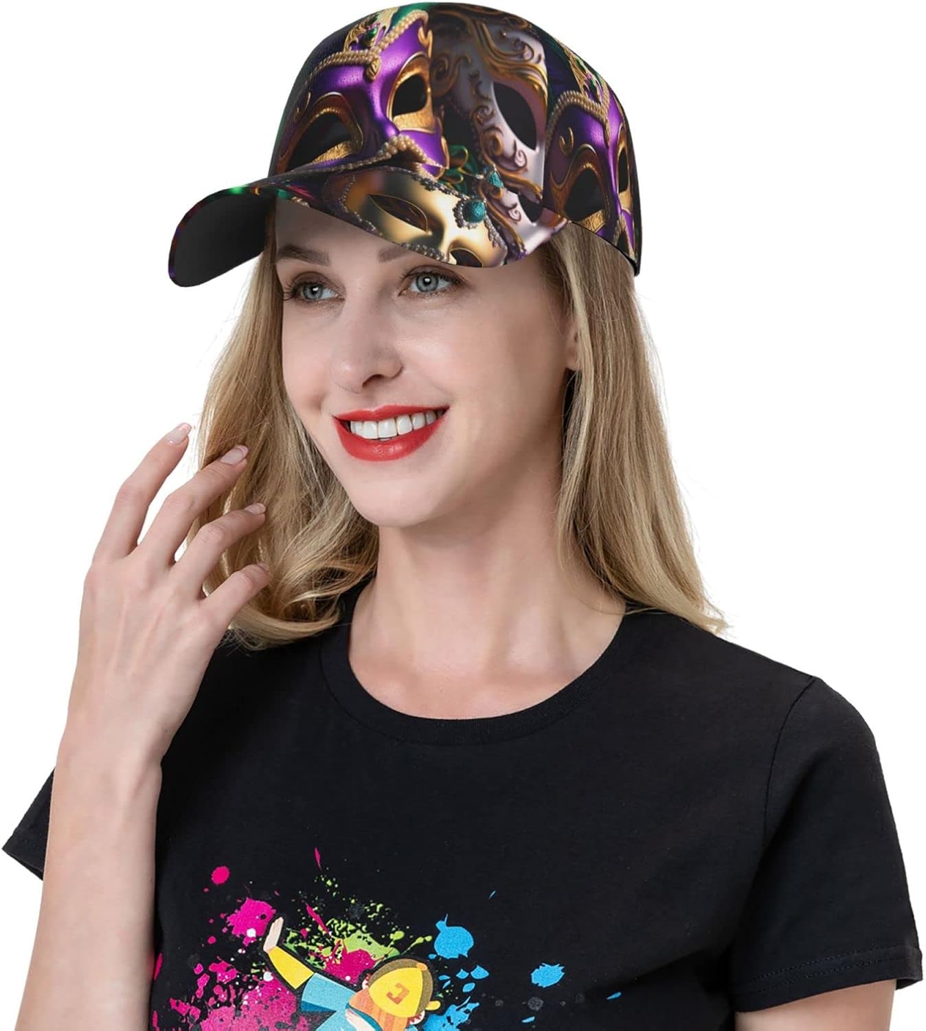 Pentagram Baphomet Funny Baseball Hat for Men/Women Fashion Curved Brim Baseball Cap Trucker Hat