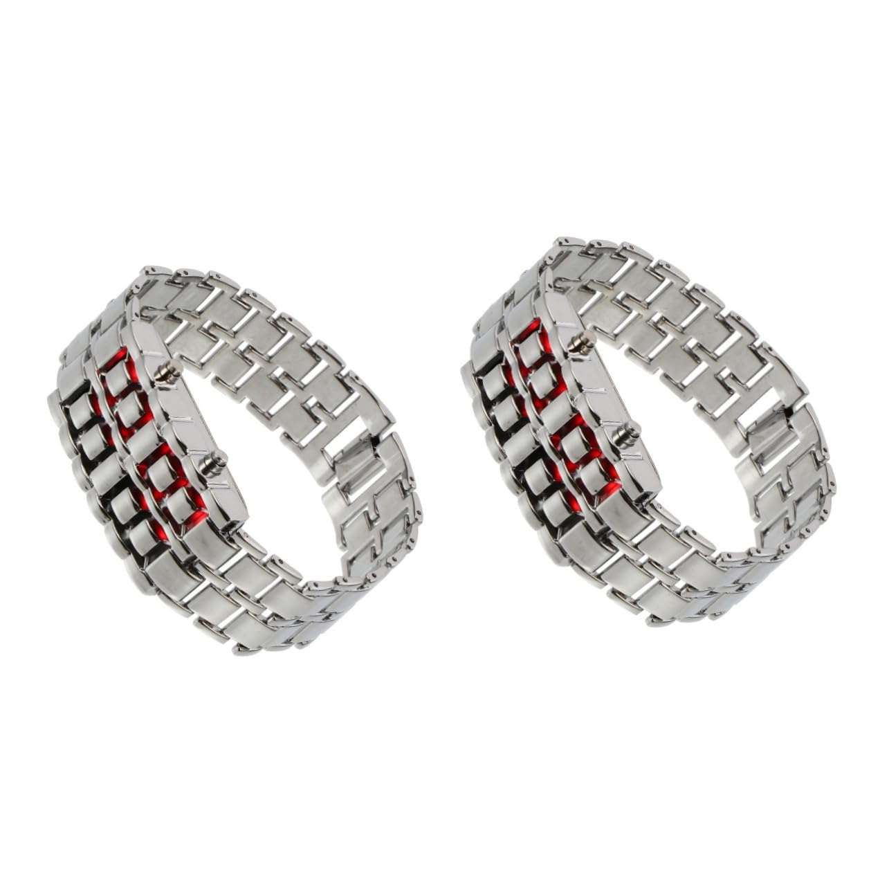 GALPADA 2pcs Lava Watch Couples Bracelets Mens Watch Watches for Digital for Boys Trendy Bracelets Men LED Boys Digital for Men Mens Digital Weird Watches Smartwatch Alloy