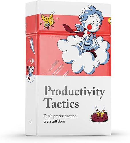 Pip Decks Tácticas de productividad mazo oficial de 54 cartas para mejorar el enfoque, vencer la dilación y hacer las cosas