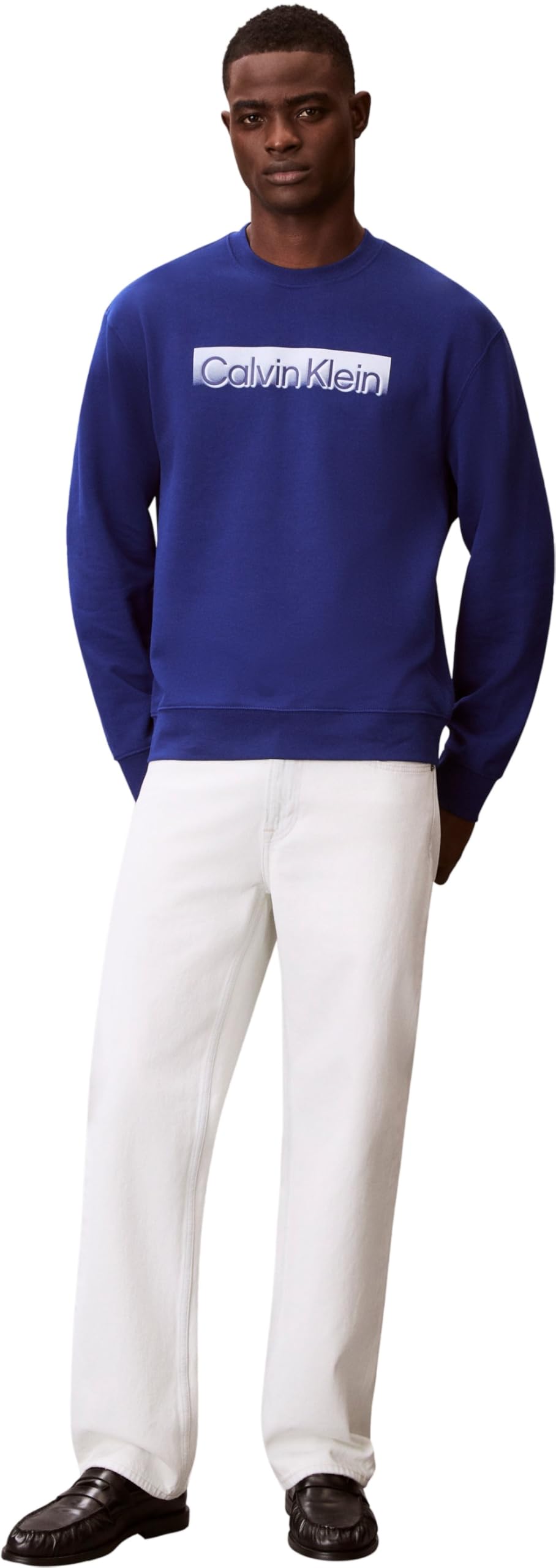 Calvin Klein EU Sportswear Graphic Crewneck Lv04lf231g Felpe Uomo (Pacco da 1)