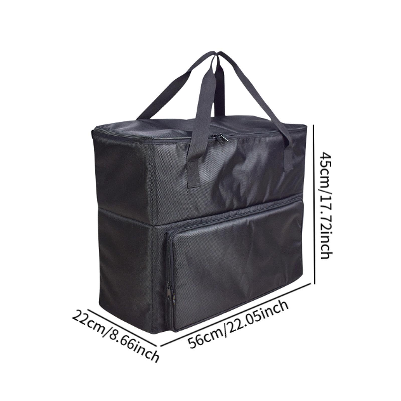 Tragetasche Computer Handtasche Bildschirm Aufbewahrungstasche Desktop Transporttasche mit Gepolsterter Oxford Polsterung Und Zubehörfächern