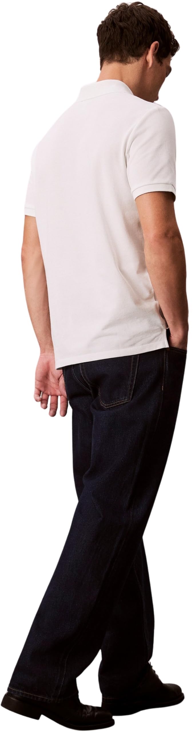 Calvin Klein Herren Poloshirt Kurzarm Monogram Pique aus Baumwolle – Bild 6