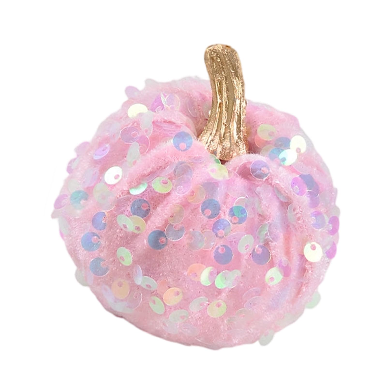 YWLUUOO Halloween Pumpkin Decor Velvet-Look Textured Ornament, Freestanding Fall Table Accent for Shelf, Mantel, Party Pumpkin Ornament Fall Shelf Accent Mantel Table Decoration Textured Velvet Look