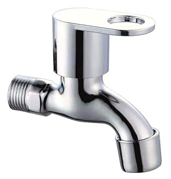 Drizzle OreoMini Bib Cock Bathroom Tap With Foam Flow Brass Chrome Plated (standard size)