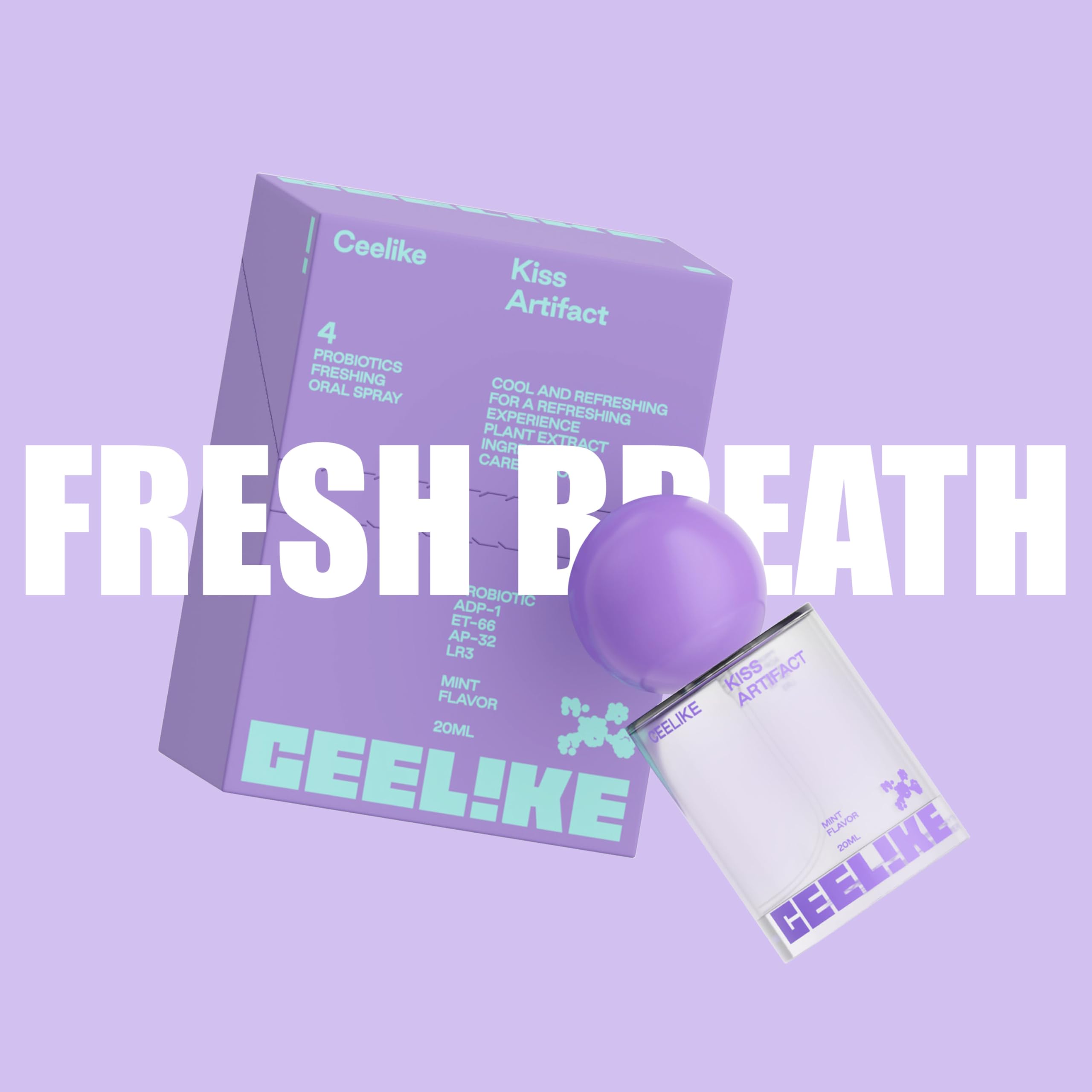 Amazon.com : CEELIKE Oral Spray 4-Pack – Probiotic Mouth Freshener