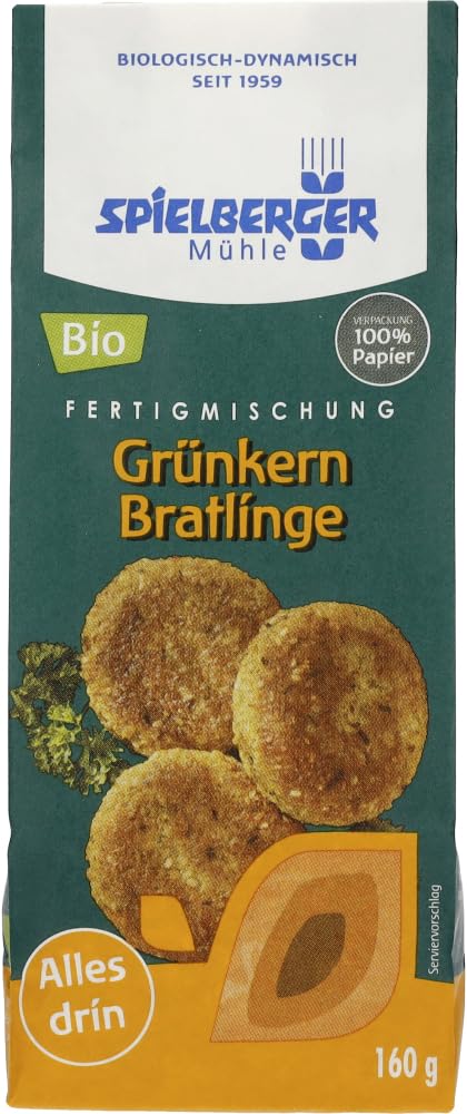 Grünkern Bratlinge, Fertigmischung, kbA 18 x 160 g