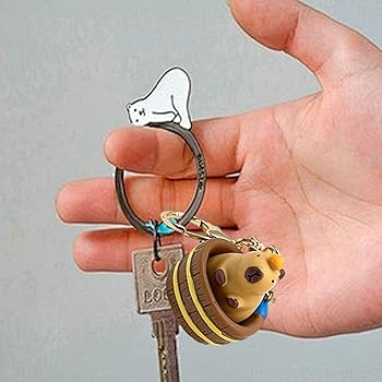  カピバラ バッグチャーム キーホルダー Amazon.co.jp: YZYDF 実用的なカピバラキーチェーンチャーム