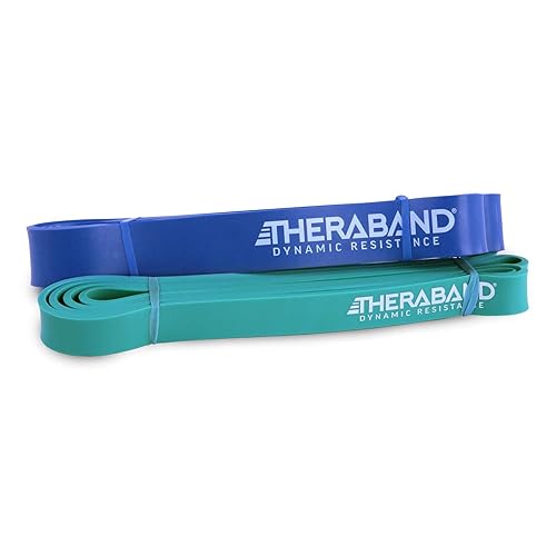 Miniatura 8 de THERABAND Banda de alta resistencia, súper bandas elásticas para mejorar la flexibilidad, rehabilitación de lesiones y entrenamientos de cuerpo