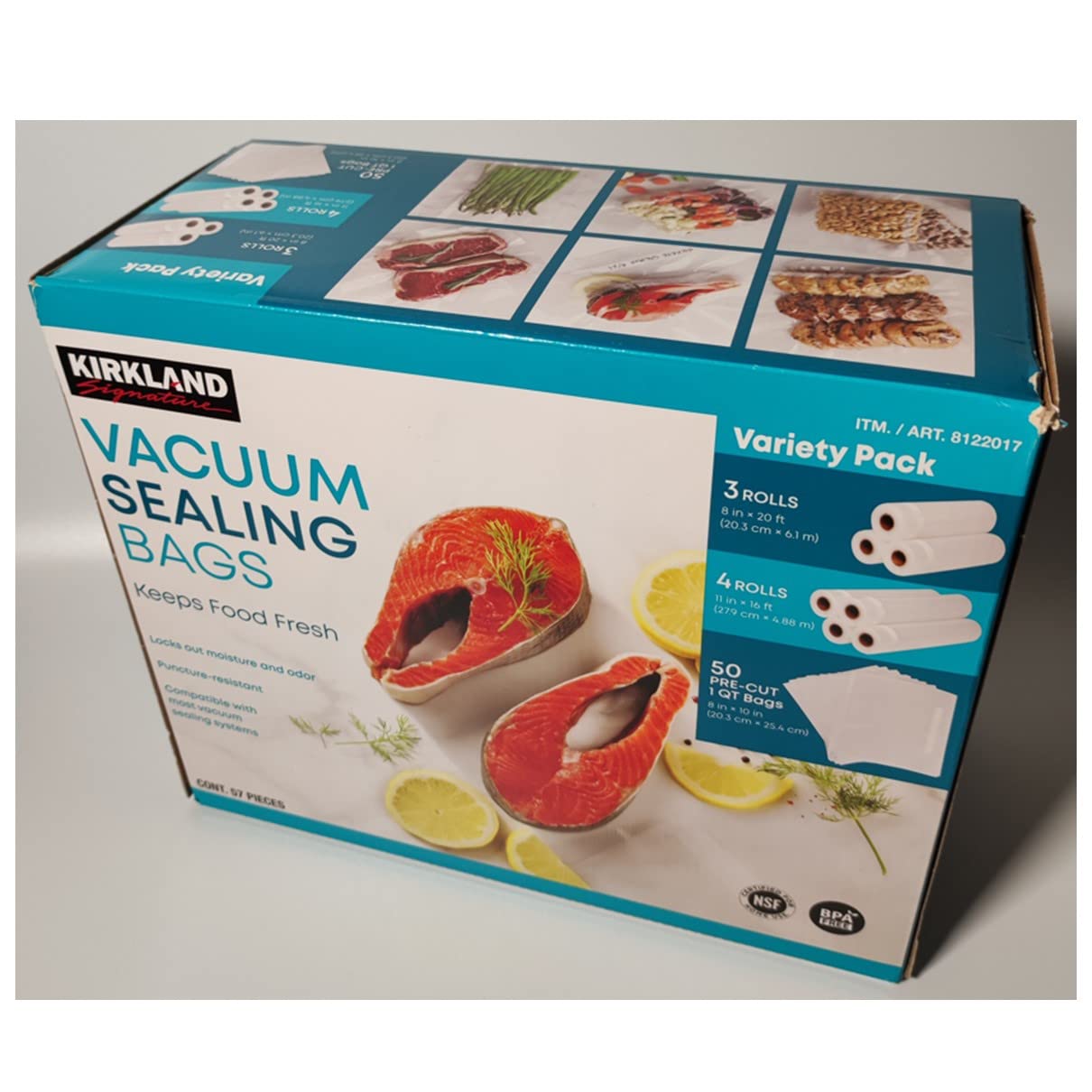Amazon.co.jp: KIRKLAND VACCUM SEALING BAGS 真空パック器用袋