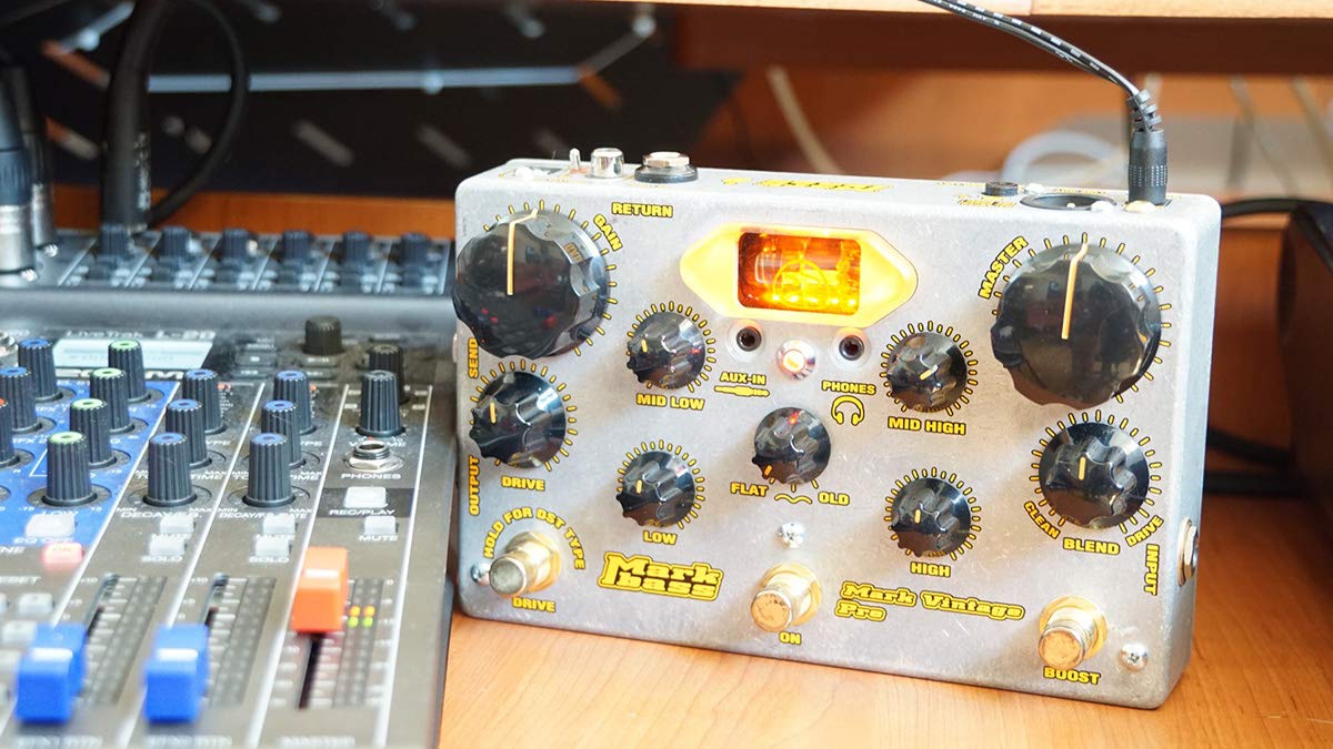 ベース MARKBASS Mark Vintage Pre MAK-VPRE Markbass Mark Vintage Pre Tube Bass Preamp Pedal | Music & Arts