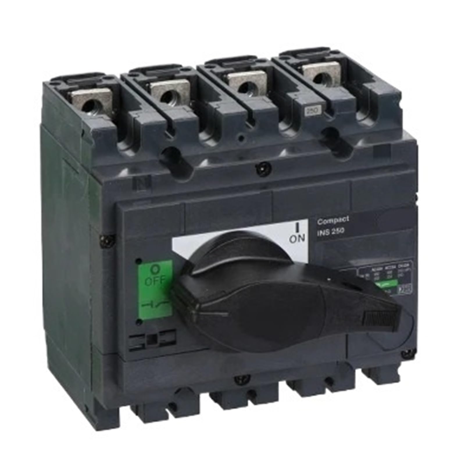 31110 INS400 Interruttore sezionatore 3P, Compact INS400, 400 A con Maniglia Rotante, 3 Poli