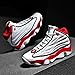 Men's Shoes Sports Shoes Running Shoes Trendy Men's Shoes Basketball Shoes Training Shoes Casual Sneakers (Red,9)