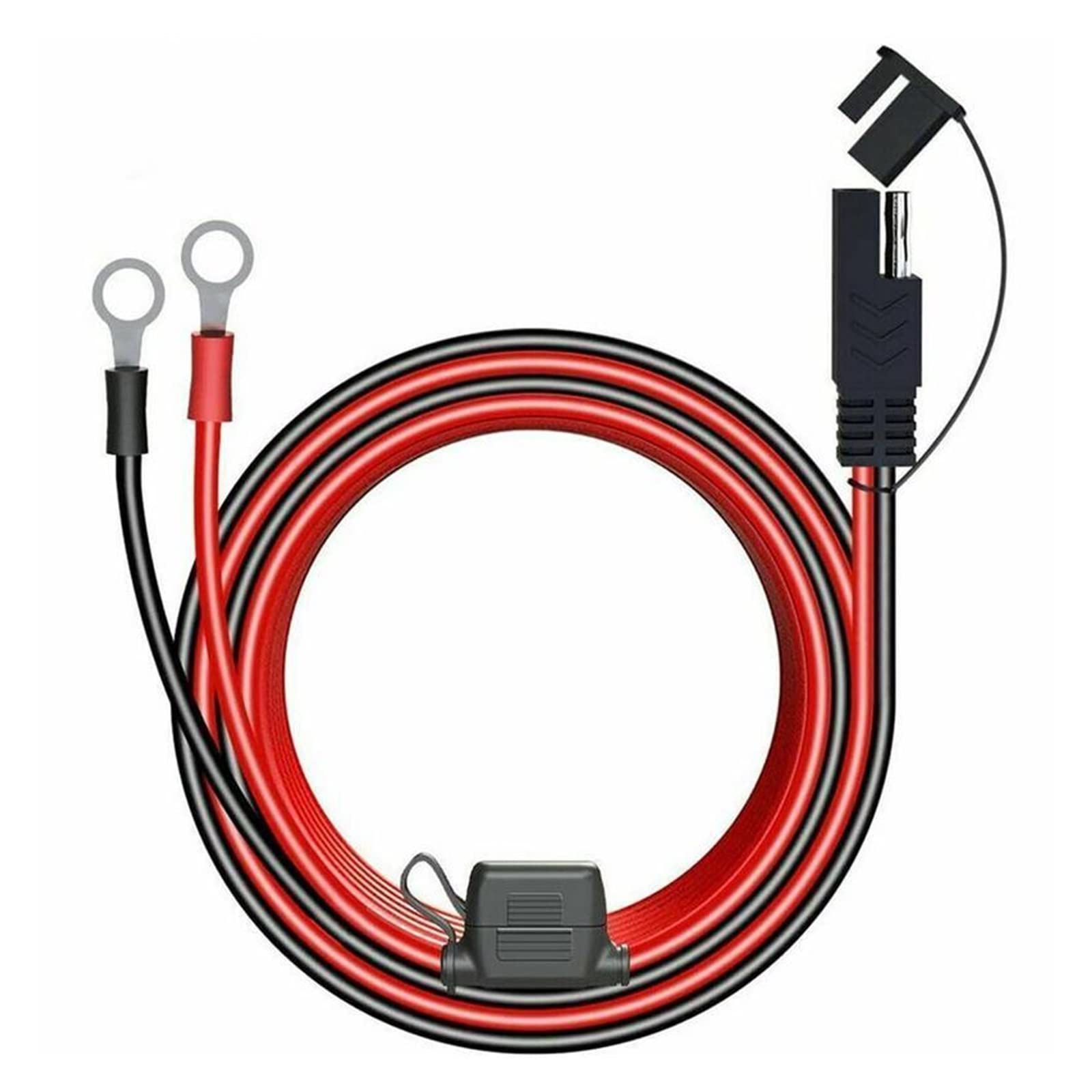 Gamira Red 16Awg 4Ft 6Ft 10Ft 2 Pin Terminal Sae To O Connecters Extension Cord Cable Connector For Battery Charger/Maintainer