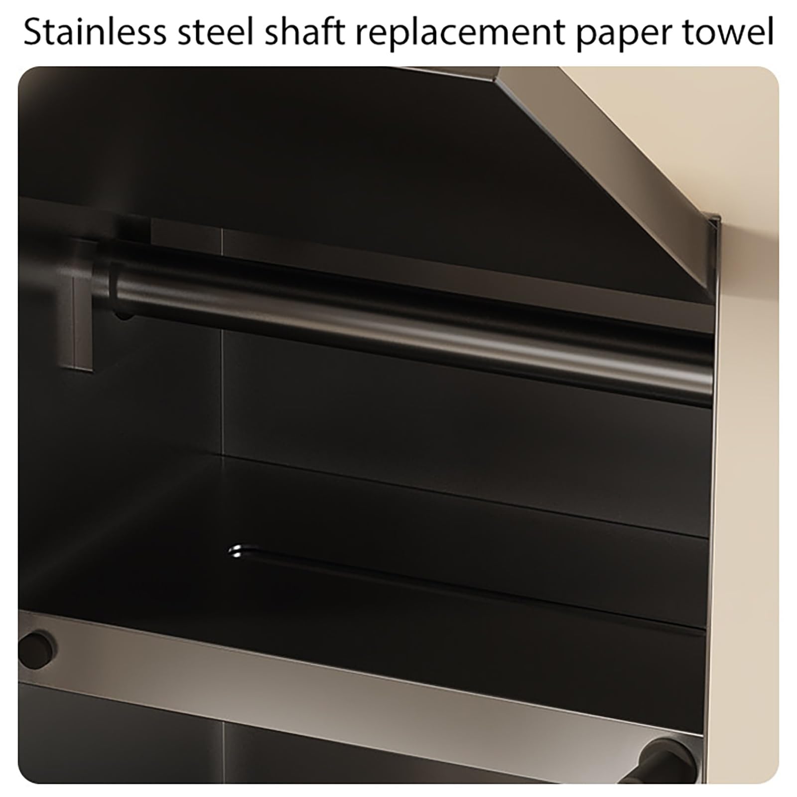 Portarrollos para Papel Higiénico Empotrable con Papelera Integrata y Hornacina, Acero Inoxidable 304, Armario de Baño Empotrado para Ahorro de Espacio y Reforma(790x340x140mm)