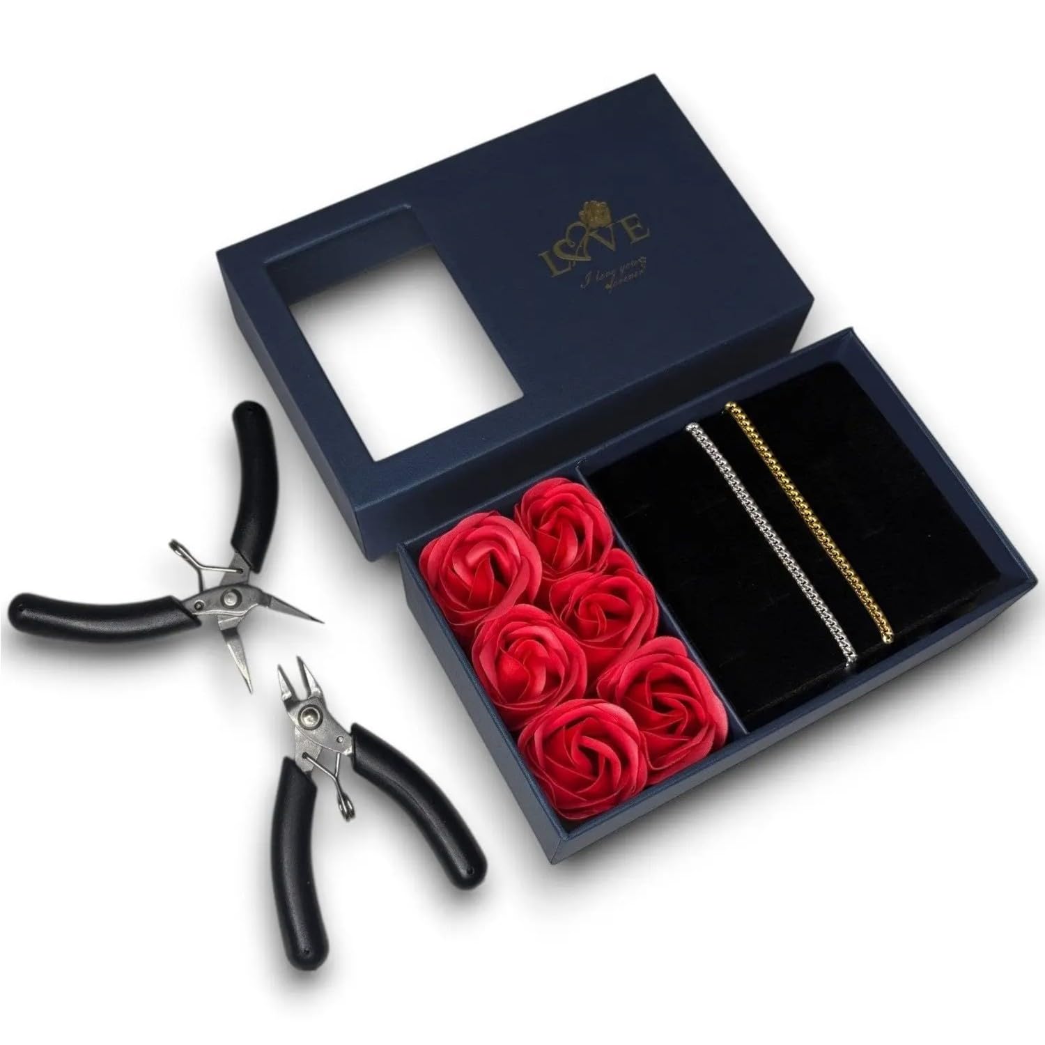 Permanent Armband-Set | Forever Armbänder 925 Sterling Silber & 14K Vergoldet | Geschenk für Paare | Permanent bracelet | Einzigartige personalisierte Armbänder zum Selbermachen