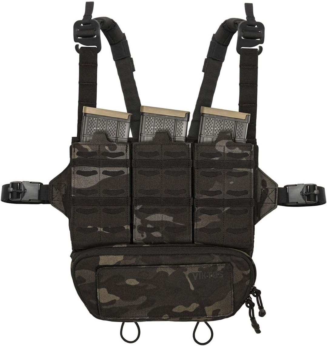 VIKTOS Taculus MX Tactical Versatile Durable Adjustable Waterproof Elastic Webbing EDC Vest Chest Rig with Belly Pouch