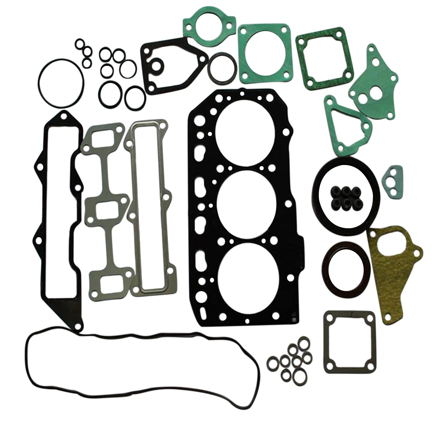 Notonparts Cylinder Head Gasket Kit YM129001-01340 Overhaul Gasket YM729150-92910 for Yanmar Engine 