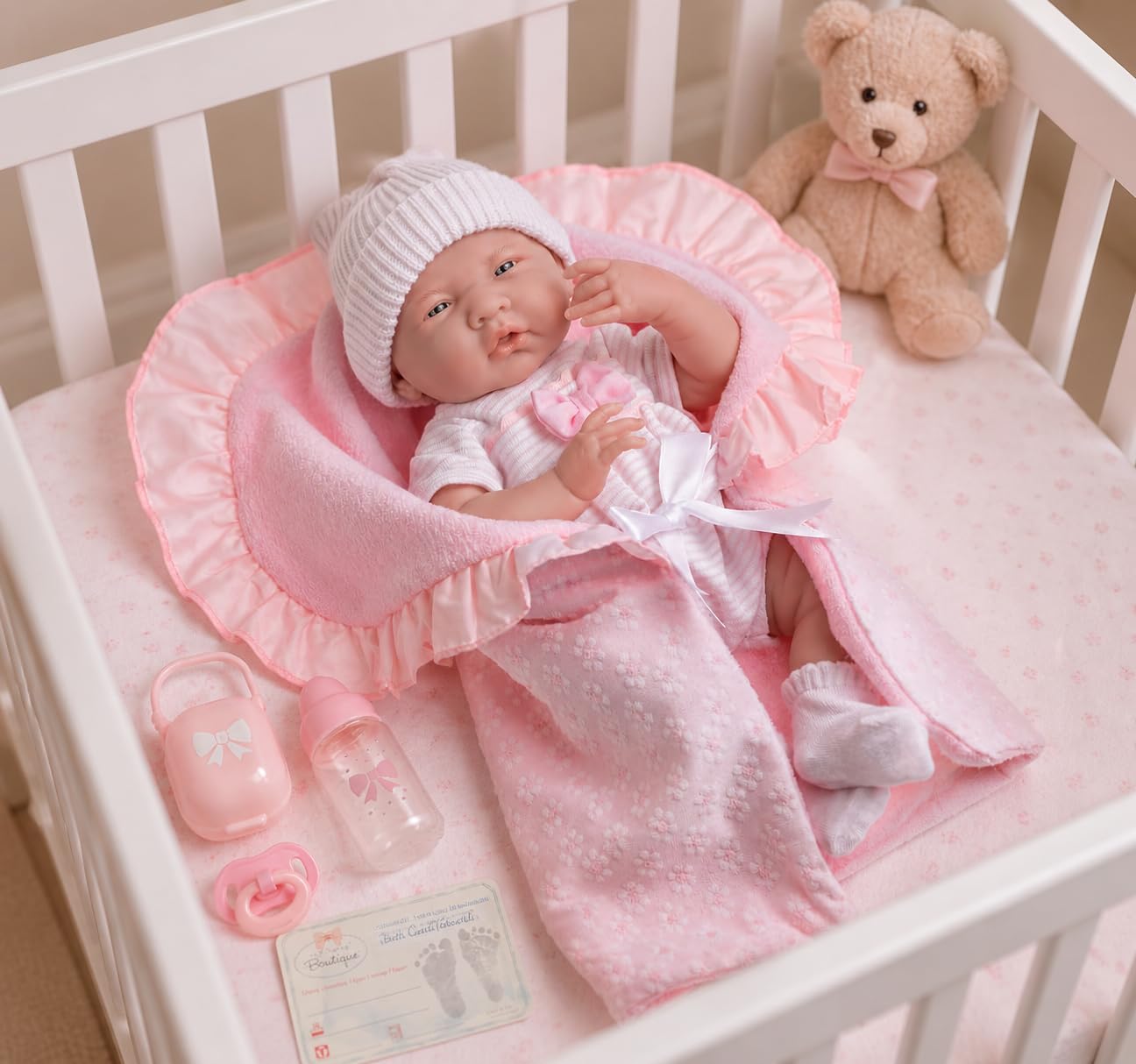 Amazon | 15.5インチ リアルなソフトボディ La 新生児 人形 | JC Toys