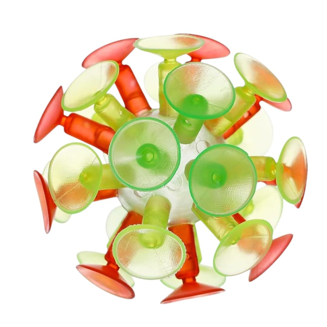 SARASI Kids Multicolored Suction Ball, Throw Them & Stick Them, Chipku Ball, Pack 1Pcs (Multicolor)-picture-15
