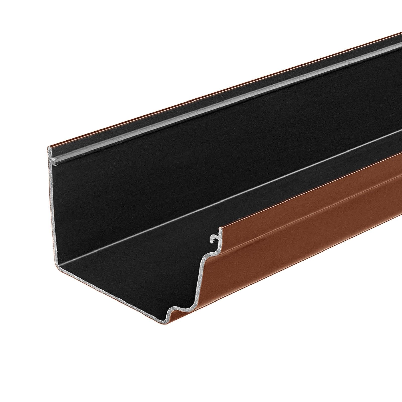 Truly Pvc Limited Brown Kayflow Ogee Gutter 4M Length High Capacity Pvc Roof Rainwater Drainage System