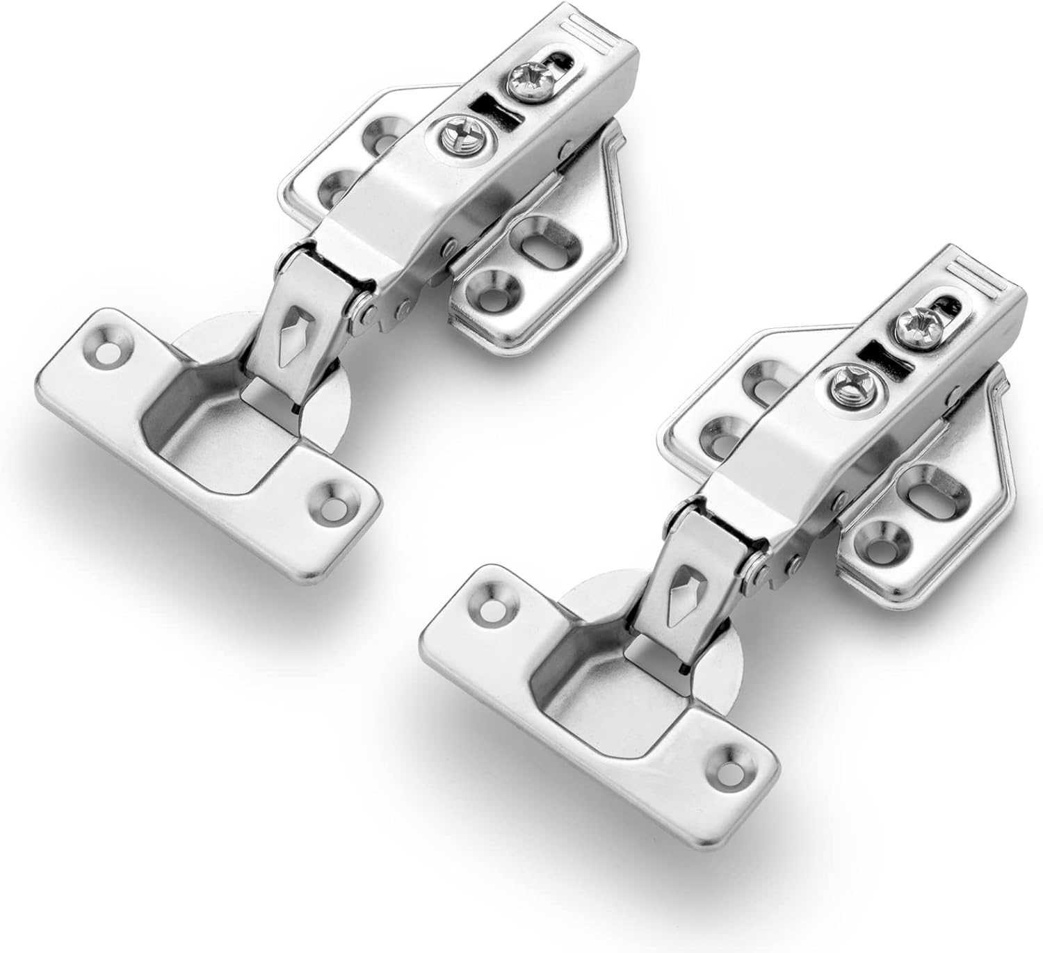 2 Pack Hydraulic Clip On Hinge Soft Close Hinge，105 Degree