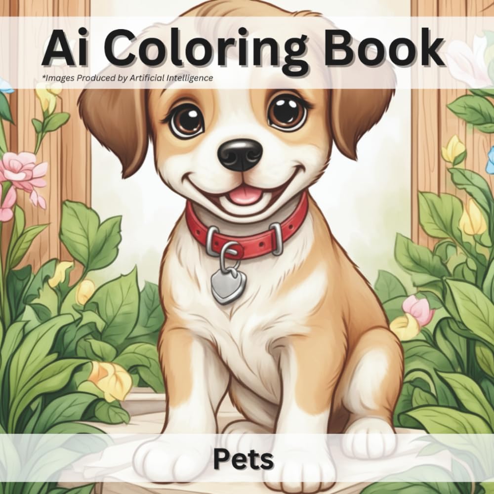 Ai Coloring Book: Pets
