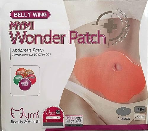 Mymi Wonder Patch Belly Wing funciona para tonificar el contorno reafirmante - 20 piezas