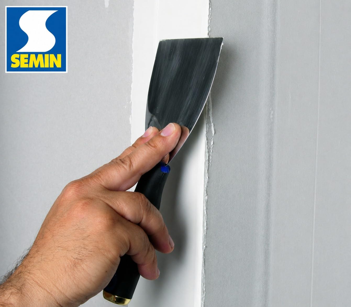 Semin Bande Armée Angle Placo 30 m – Renfort Angles Sortants Plaques de Plâtre – Papier & Acier – Finition Invisible – Bande à Joint Professionnelle