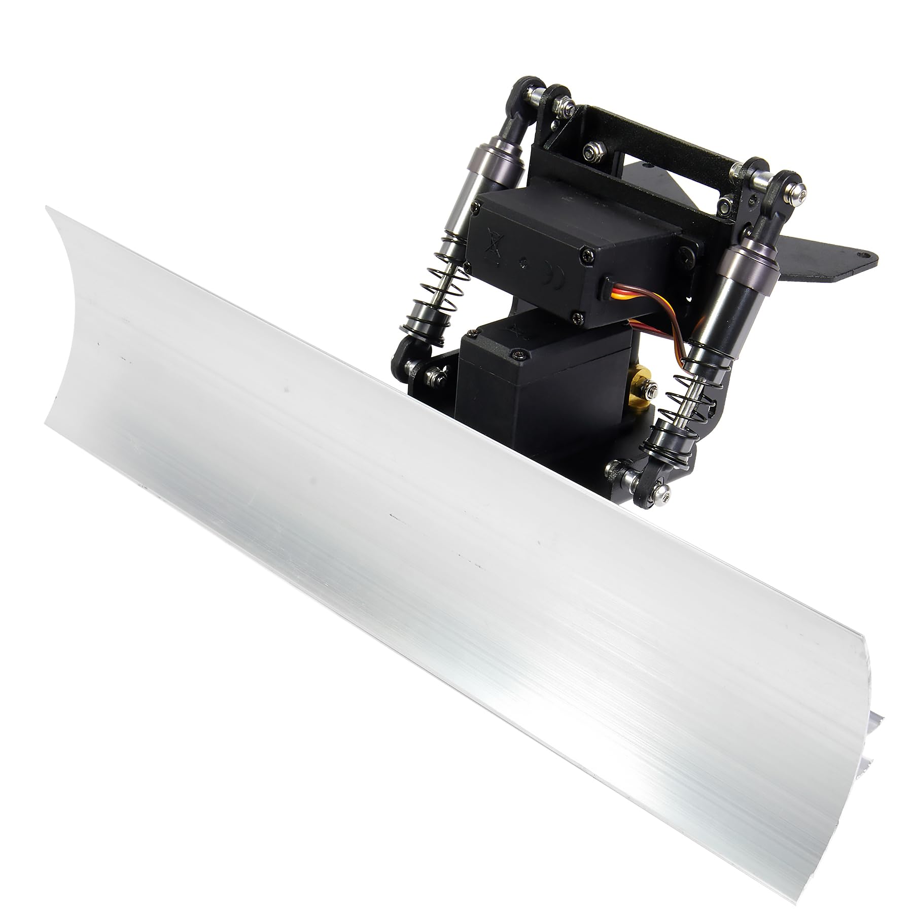 TOOMOD RC CW-01 Aluminum Snow Shovel/Snow Plow kit with Servo Motor for Tamiya 1/12 CW01 Lunchbox Midnight Pumpkin Chassis(Black)