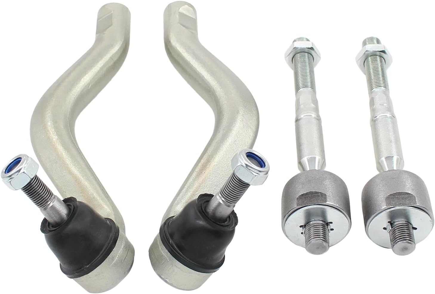 Front Inner Outer Left and Right Tie Rod End for Lexus GS300 2006, GS350 2007-2011, IS250 2006-2013, IS350 2011-2013