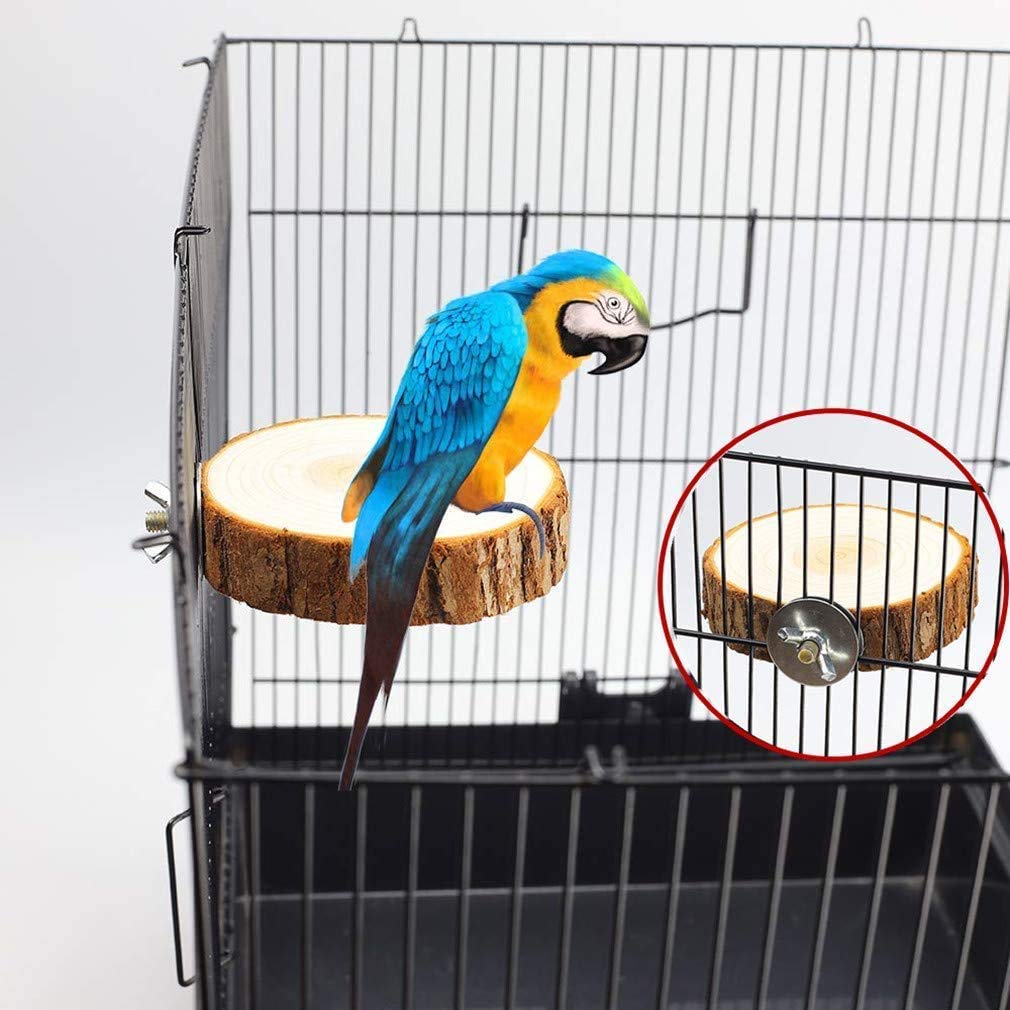 Juguetes de Loro Pájaros 8 Piezas con Juguete de Masticación y Columpios de Perchas Usado para Jaula de Aves - Decoracion de Pajarera y Campana Colgante Hamaca para Periquitos, Cockatiels #2