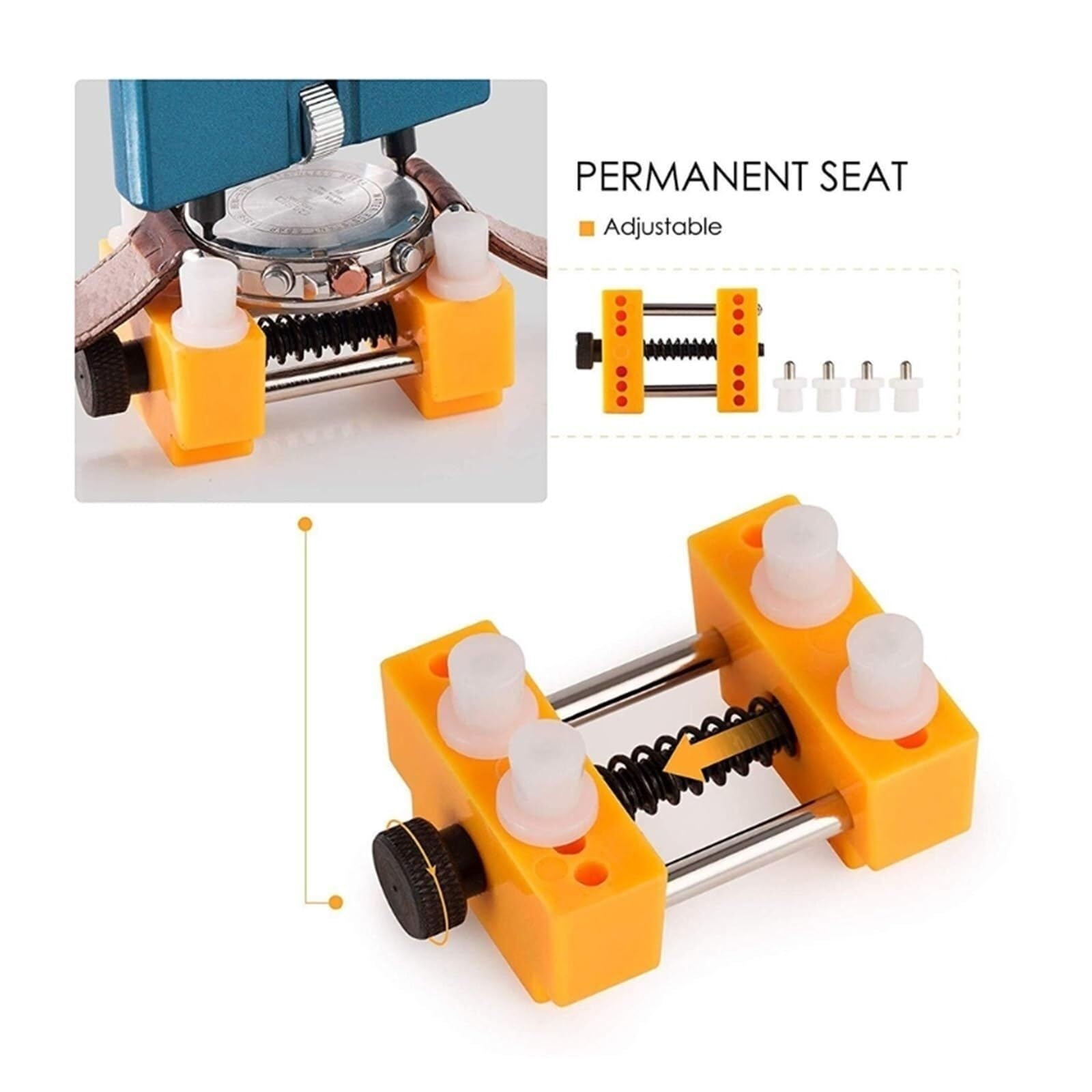 Kit de Herramientas de reparación de relojero Profesional de 8 Piezas, abridor de Relojes, Cuchillo, removedor de Tapa Trasera for Cambio de batería, Herramienta de reparación de Relojes.