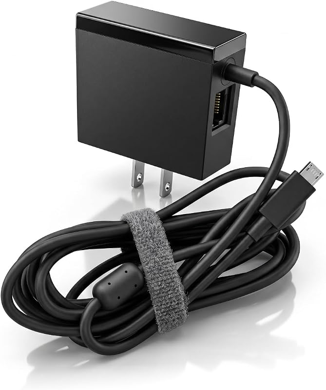 Micro USB Port Fire Stick & Chromecast Ultra 4K Power Adapter by ALYYDBG | Original standard micro usb power adapter with 100Mbps RJ45 port