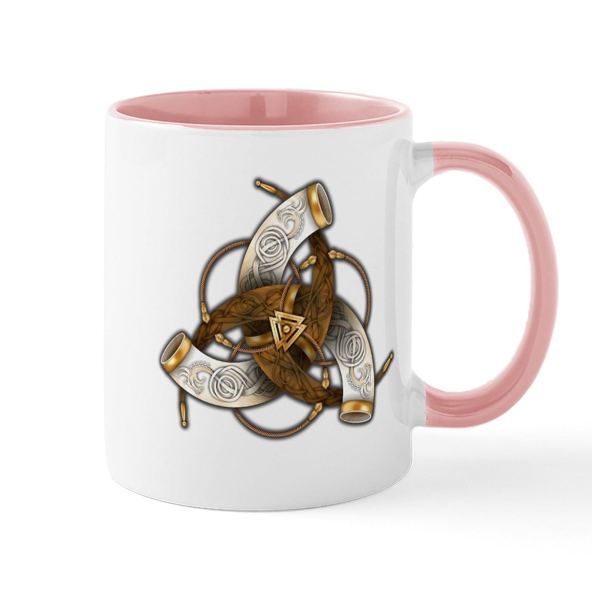 CafePress Odin's Triple Horns Mug 11 oz (325 ml) Ceramic Coffee Mug