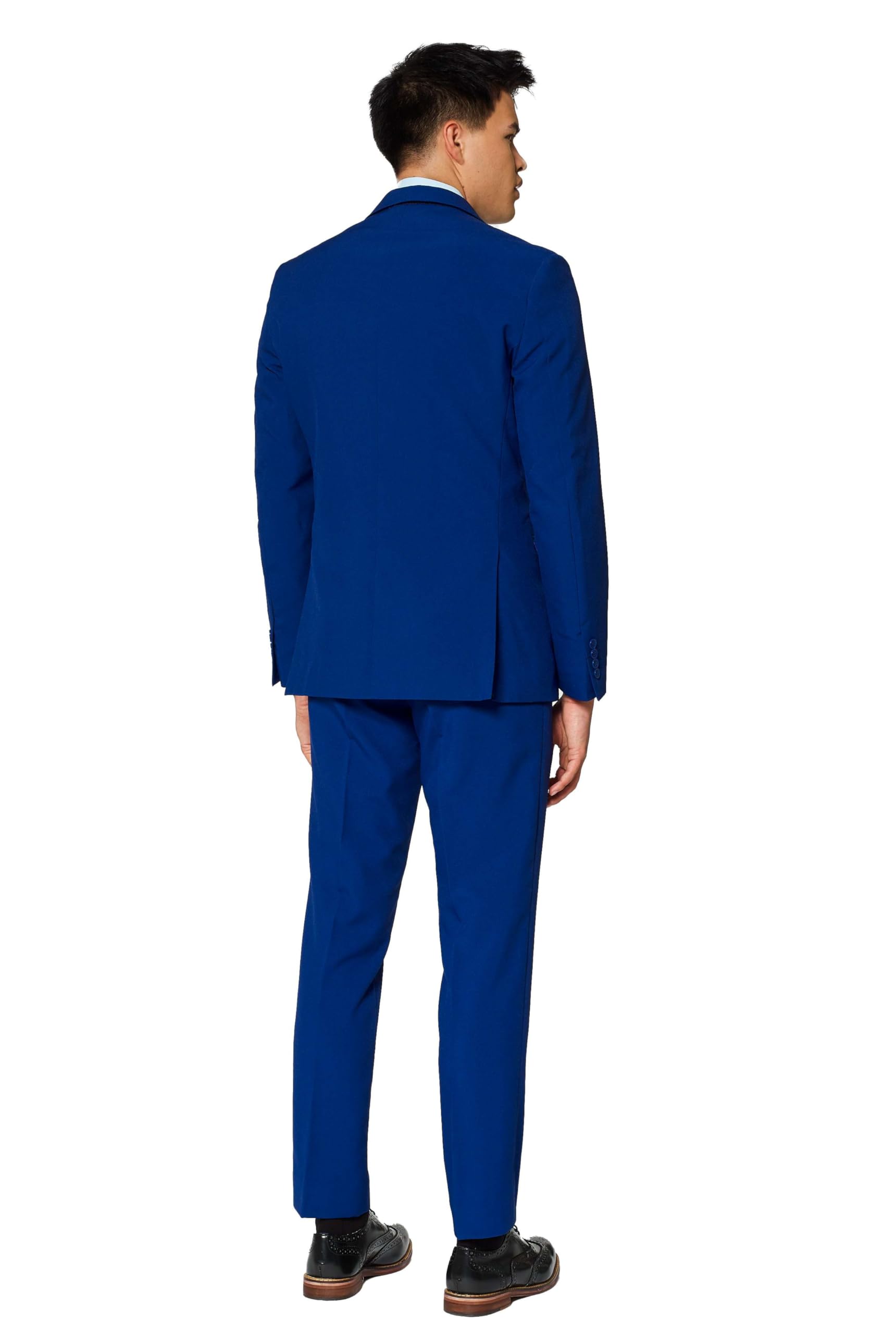 OppoSuits Modisch Party Einfarbige Anzüge für Herren - Mit Jackett, Hose und Krawatte