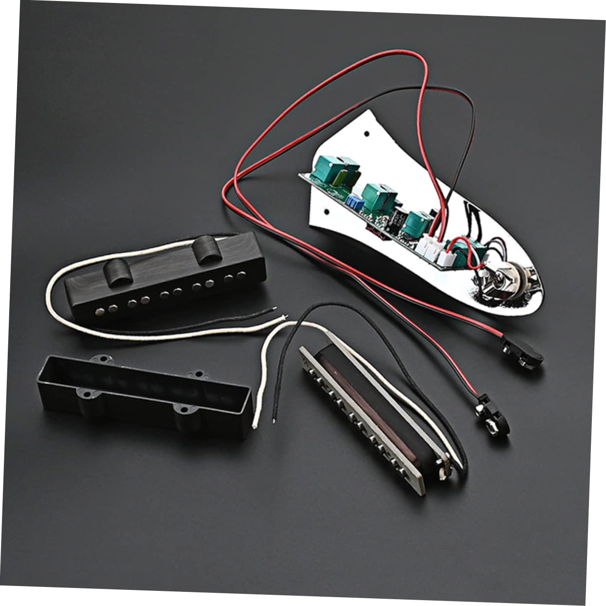 1satz Jb String Bass Humbucker Pickup Set Für Professionelle Bassisten Einfache Installation Verbessertes Klangdesign Und Praktische Bassteile Für Besten Sound