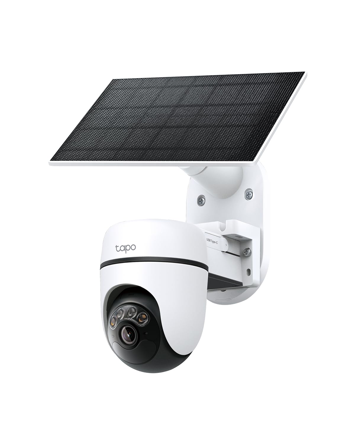 Tapo 2K Outdoor Pan/Tilt Wireless Security Camera, C610 KIT | Battery Power with Solar, 360° AI Motion Track, Person Detection, Subscription-Free Local Storage or Optional Cloud, 1-Pack